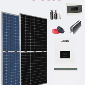 4 KW MONOFAZE HİBRİT EV SİSTEMİ