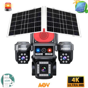 AV-S445 AOV 4 Kameralı E SİM Güneş Enerjili Sim Kartlı 4G Kamera
